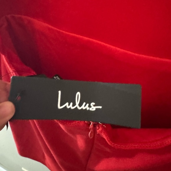 Lulus Irresistible Aura Red Backless Dress size Small - Picture 9 of 10